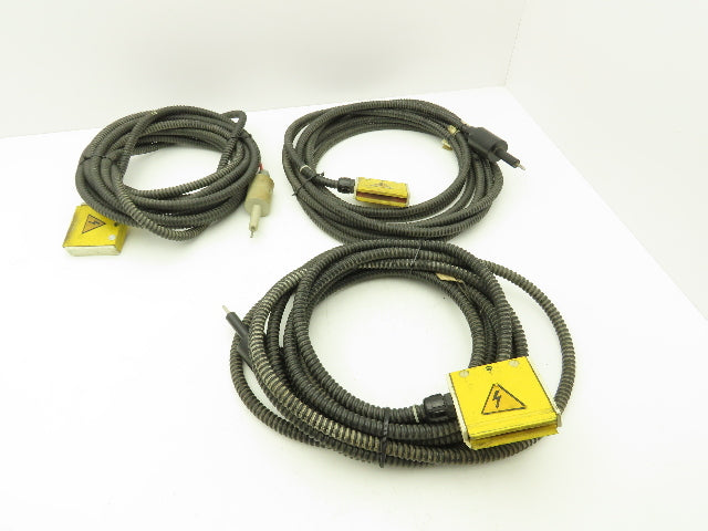 Hurletron H-QD Charge Bar 75mm 6' Cord with Connector Lot of 3