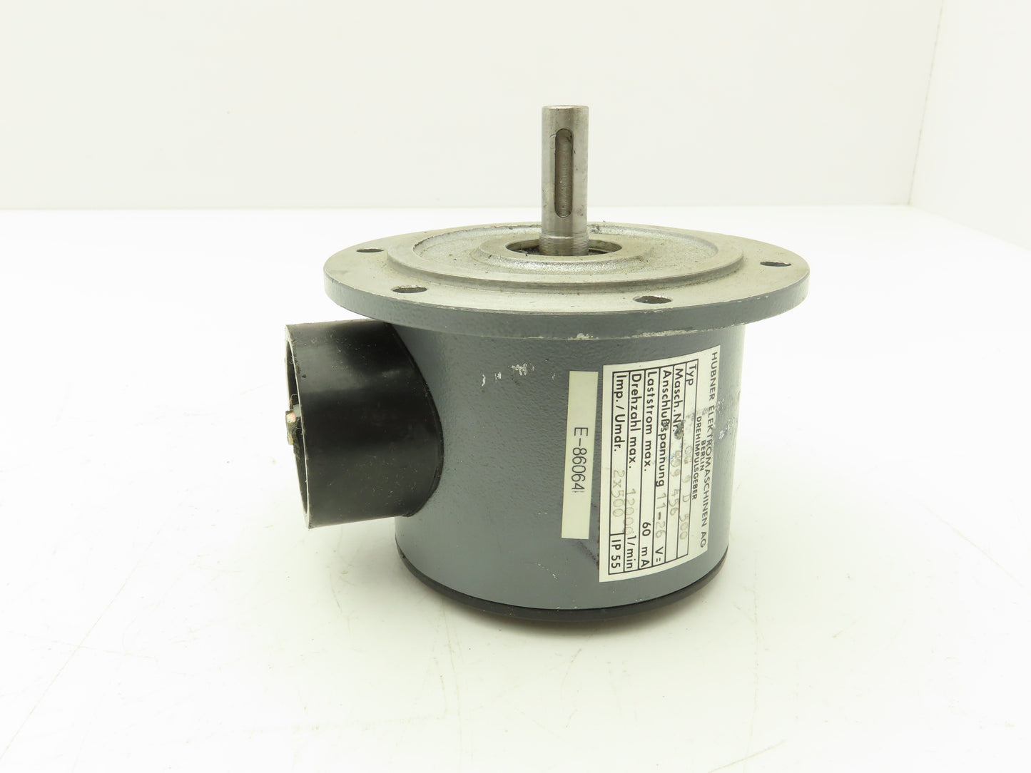 Hubner OG 9 D 500 Digital Tacho Incremental Encoder 12/24VDC 12k RPM 2x500
