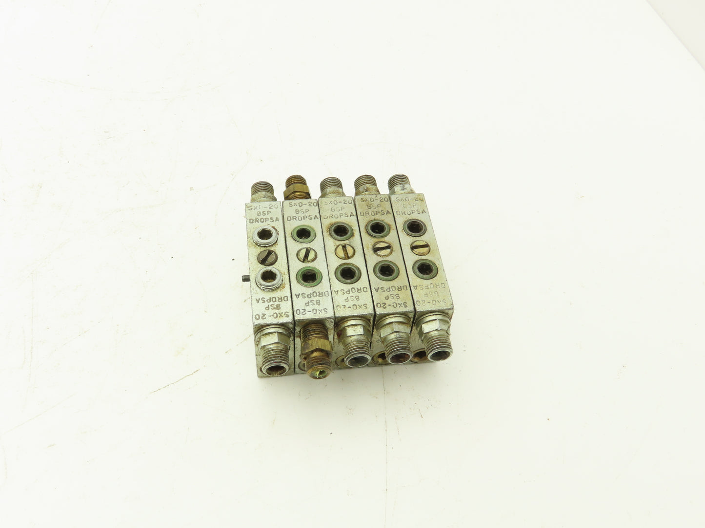 DropsA SX0-20 Modular Lubricator Divider Valve Block 1/8" BSP Lot of 5