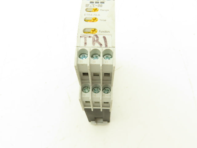 Eaton ETR4-70-A Timing Relay 24-240V AC/DC 0.05 Seconds To 100 Hours