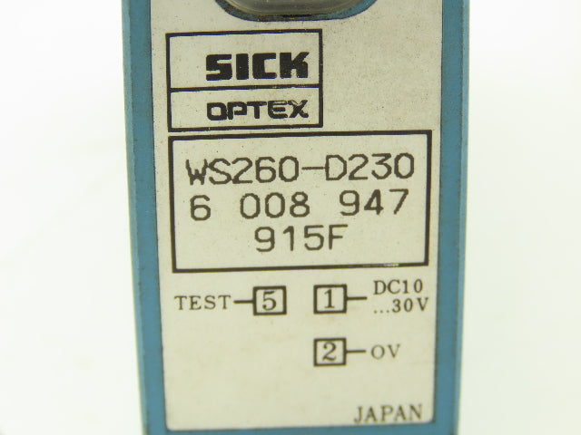 Sick WS260-D230 Optex Photoelectric Sensor
