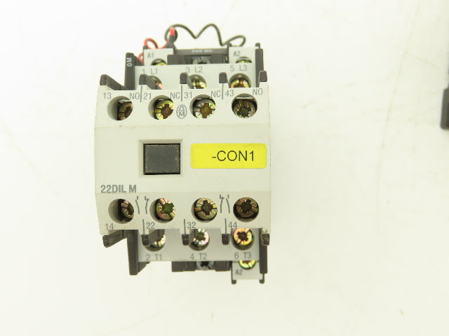 Moeller DIL0MG DIL 0 M-G Manual Motor Starter Contactor 15HP 35A 600VAC Lot of 6