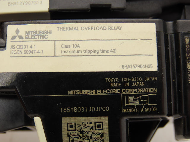 Mitsubishi MSOD-T20 SASR SD-T20 Contactor Overload Relay 7.5HP 18A 600VAC