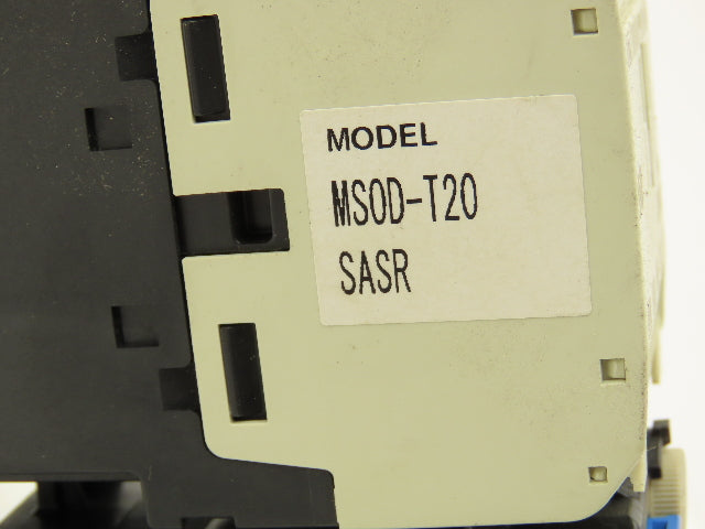 Mitsubishi MSOD-T20 SASR SD-T20 Contactor Overload Relay 7.5HP 18A 600VAC