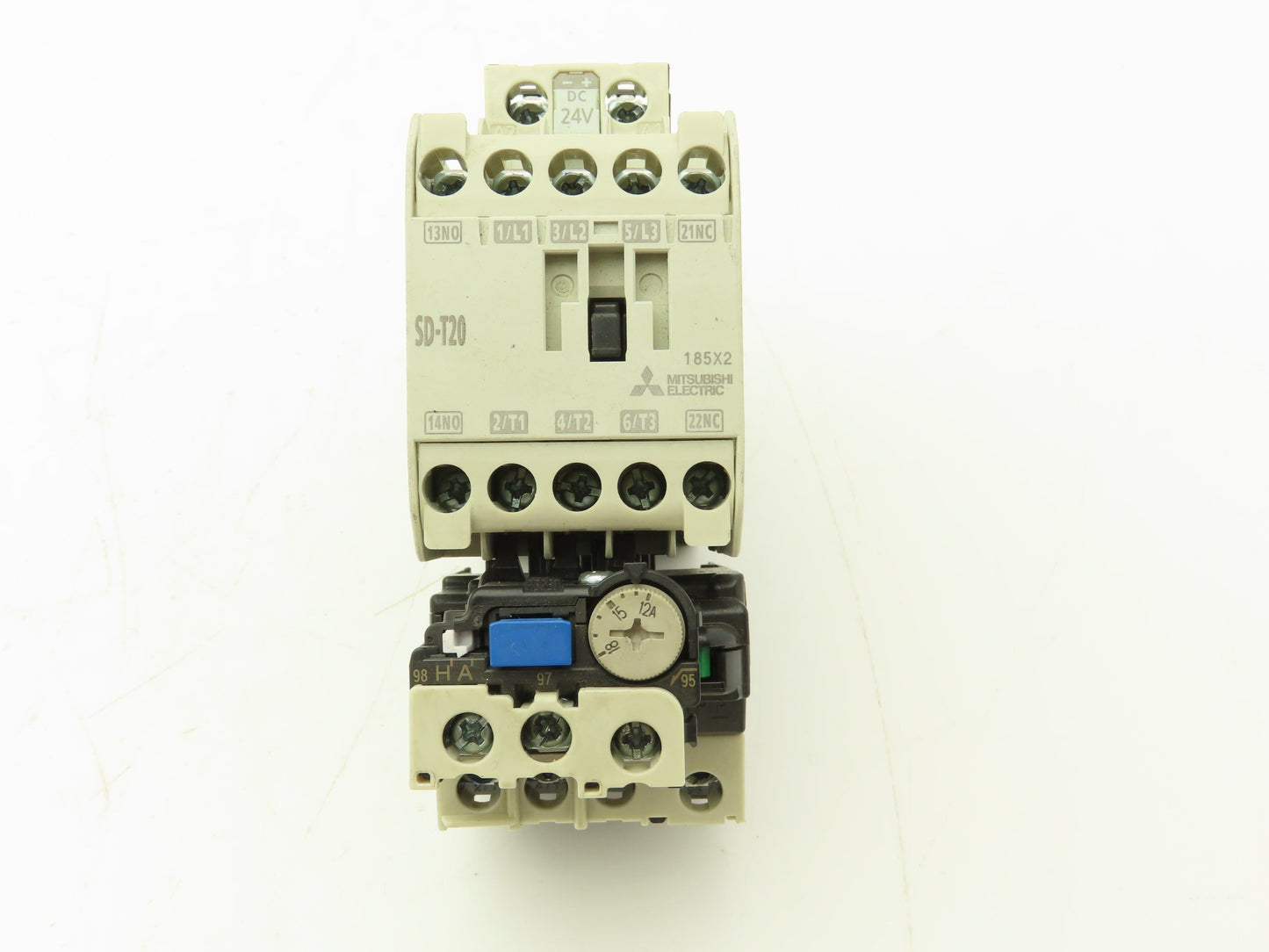 Mitsubishi MSOD-T20 SASR SD-T20 Contactor Overload Relay 7.5HP 18A 600VAC