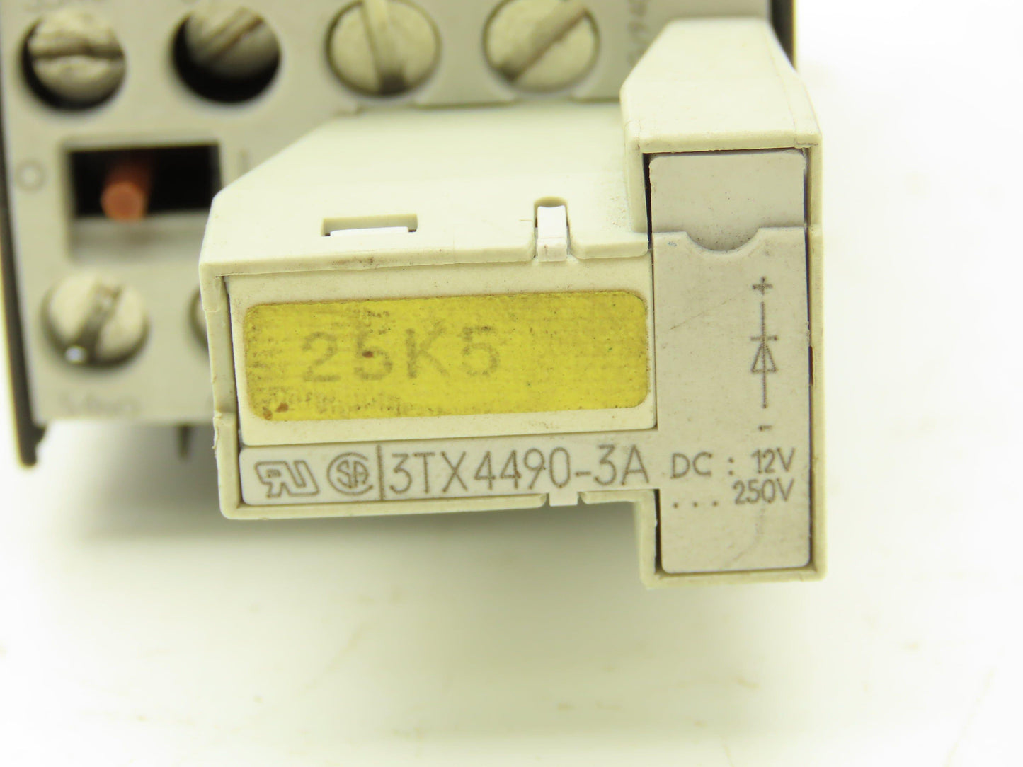 Siemens 3TF2001-0BB4 Contactor Block Diode Set 16A 600VAC 5HP Lot of 3