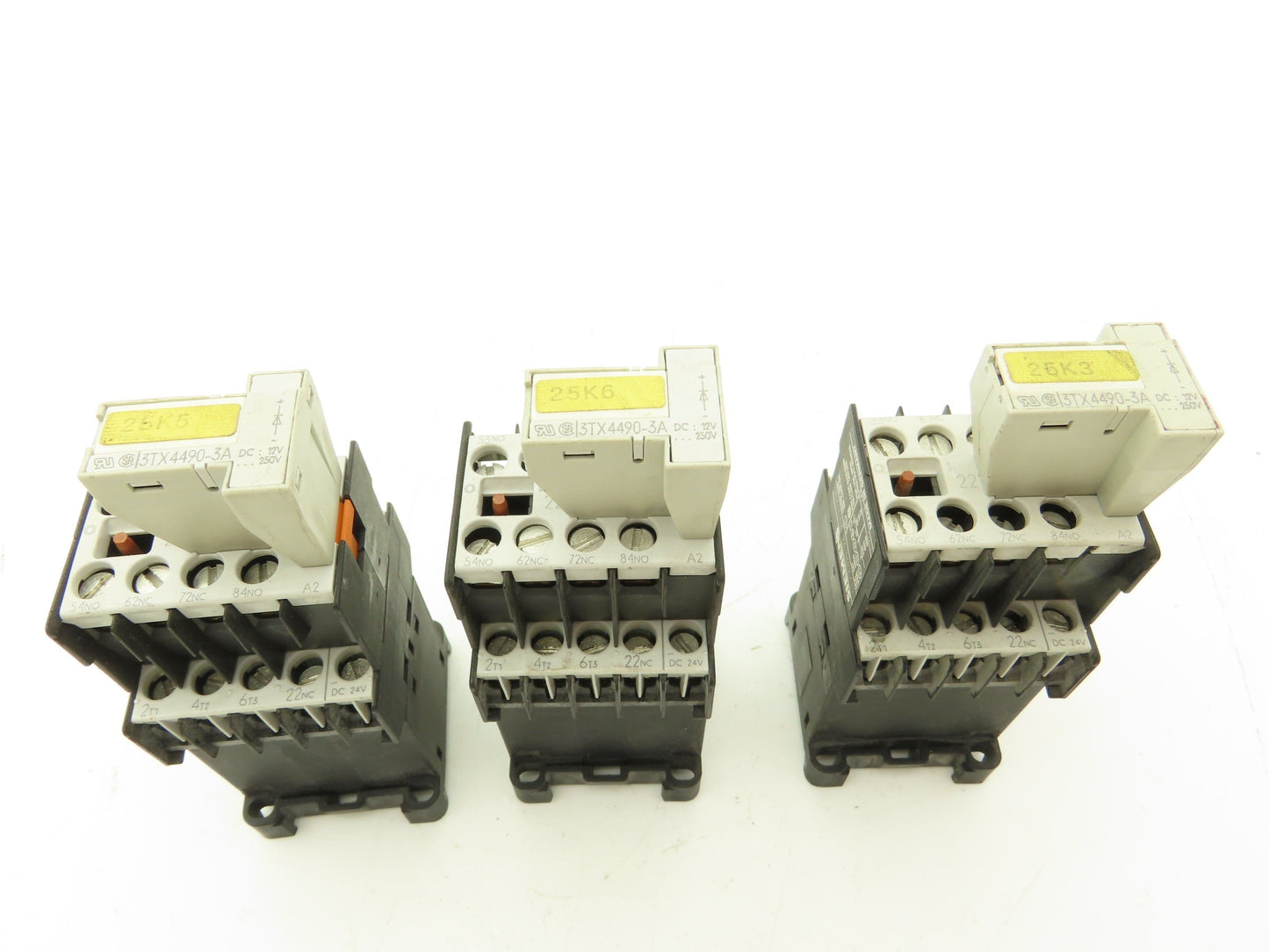 Siemens 3TF2001-0BB4 Contactor Block Diode Set 16A 600VAC 5HP Lot of 3