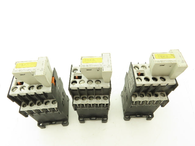 Siemens 3TF2001-0BB4 Contactor Block Diode Set 16A 600VAC 5HP Lot of 3