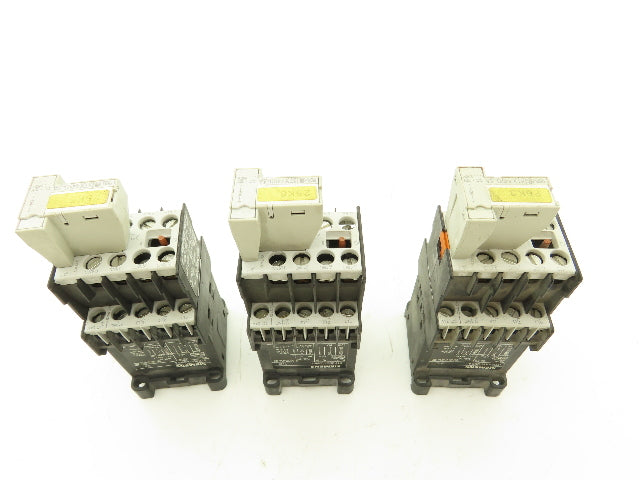 Siemens 3TF2001-0BB4 Contactor Block Diode Set 16A 600VAC 5HP Lot of 3