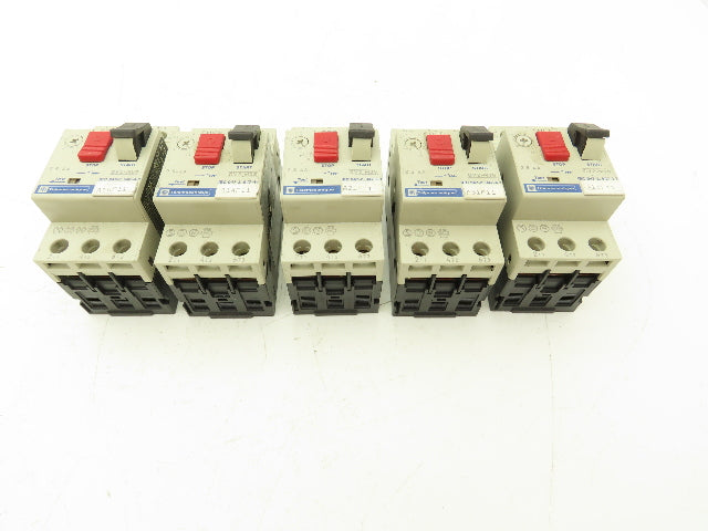 Telemecanique Contactor Manual Motor Starter 3-Pole 2.5-4A 600VAC 3HP Lot of 5