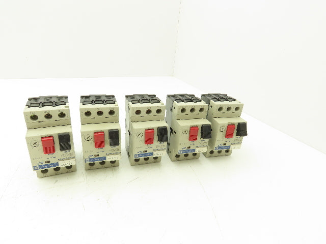 Telemecanique Contactor Manual Motor Starter 3-Pole 2.5-4A 600VAC 3HP Lot of 5