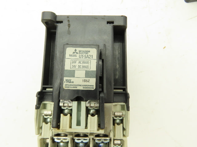 Mitsubishi SD-T21 SA Contactor 10HP 20A UT-SA21 Surge Suppressor 24V Lot of 2