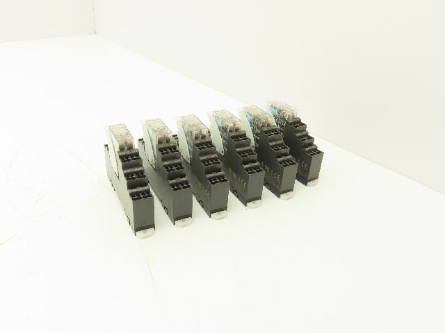 Omron G2R-2-SND P2RF-08-PU Relay 24VDC Coil 5A Base 250V 6A Lot of 6