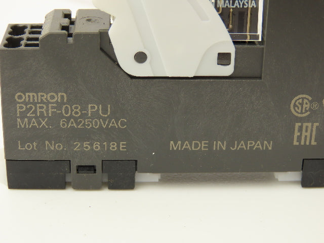 Omron G2R-2-SND P2RF-08-PU Relay 24VDC Coil 5A Base 250V 6A Lot of 6