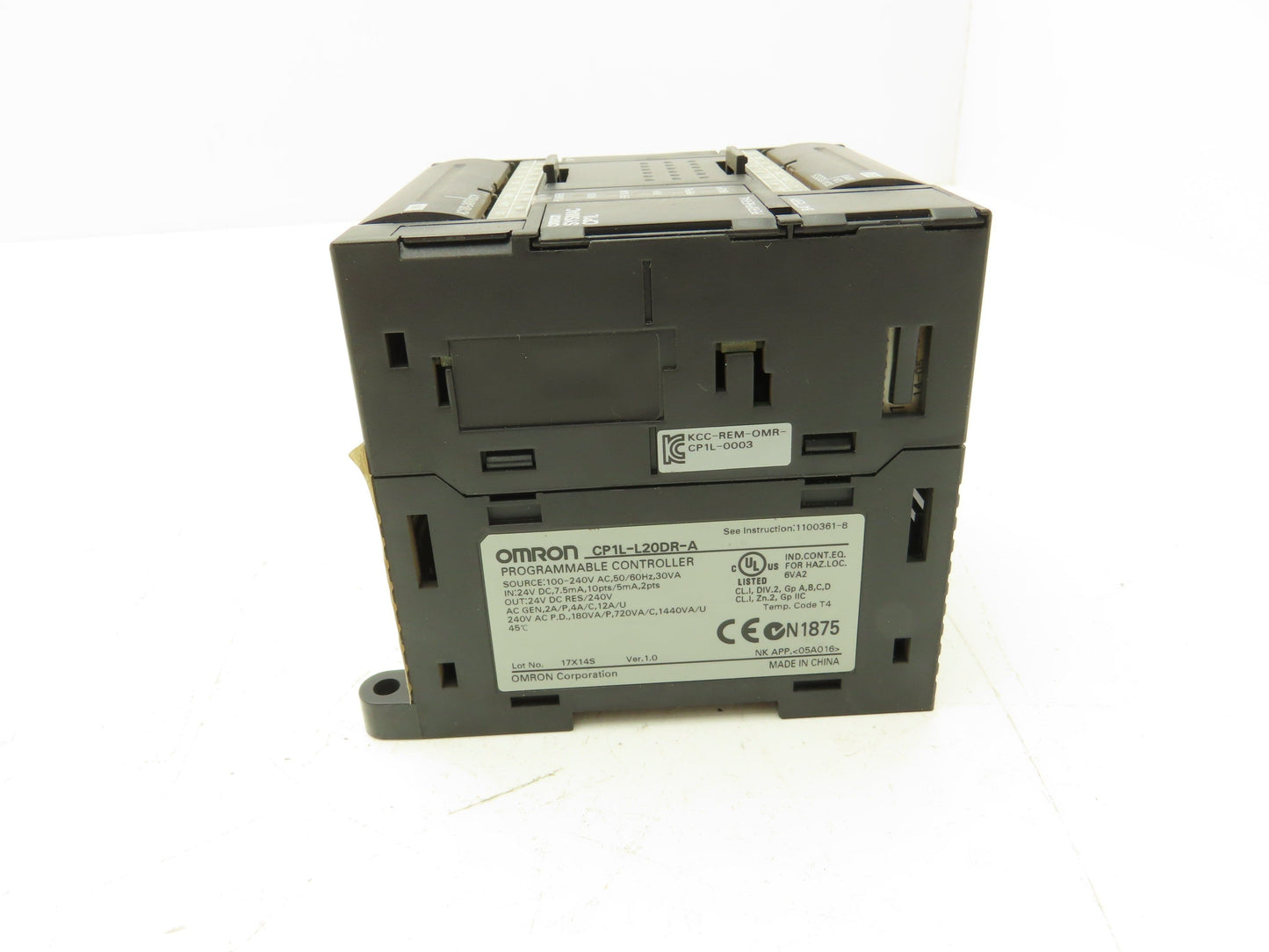 Omron CP1L-L20DR-A Sysmac CP1L Programmable Controller PLC 8 Out 12 In