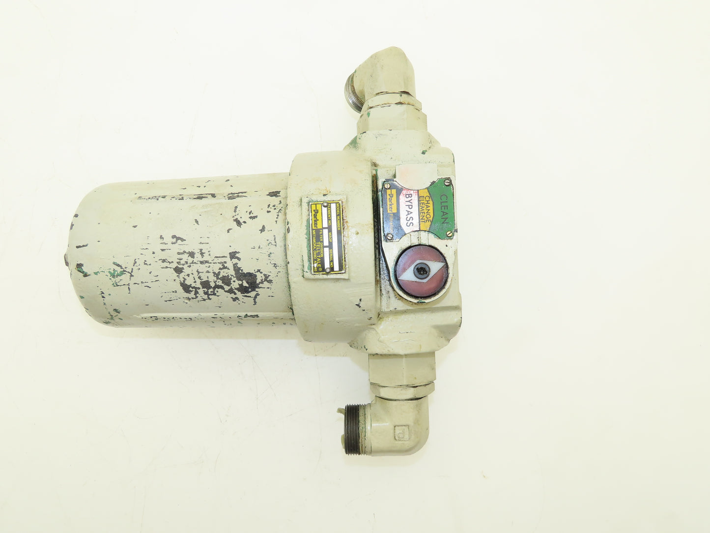 Parker 31P10BM50PP180 Tell Tale Inline Hydraulic Filter w/Indicator 6000 PSI