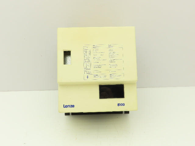 Lenze 8105 E.4G.12 8100 Inverter Drive 240VAC 7A 0-200Hz Output