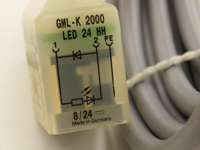 Hirschmann GML-K 2000 Connector with 15' Cable Lot of 6