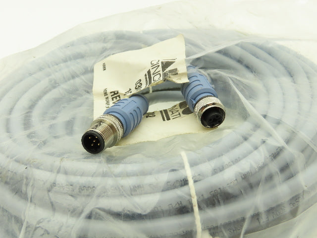 Valco 030XX742 5-Pin Screw-On Connector 15 Meter Cable 22AWG