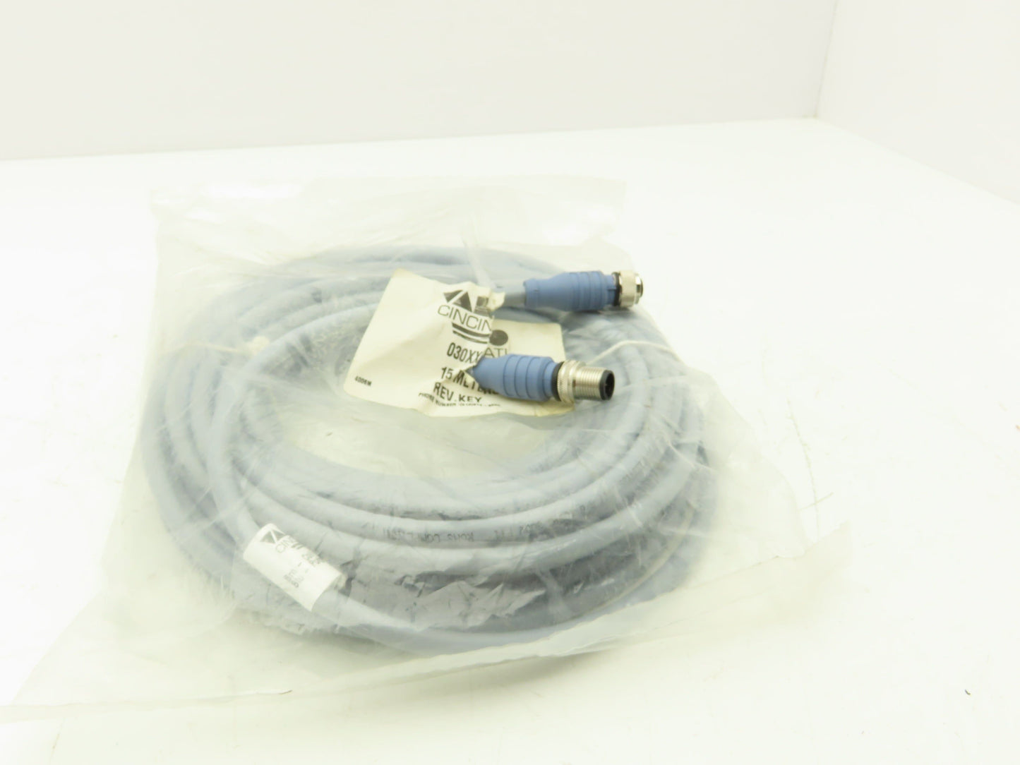 Valco 030XX742 5-Pin Screw-On Connector 15 Meter Cable 22AWG