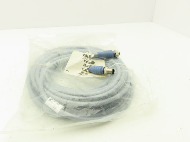 Valco 030XX742 5-Pin Screw-On Connector 15 Meter Cable 22AWG