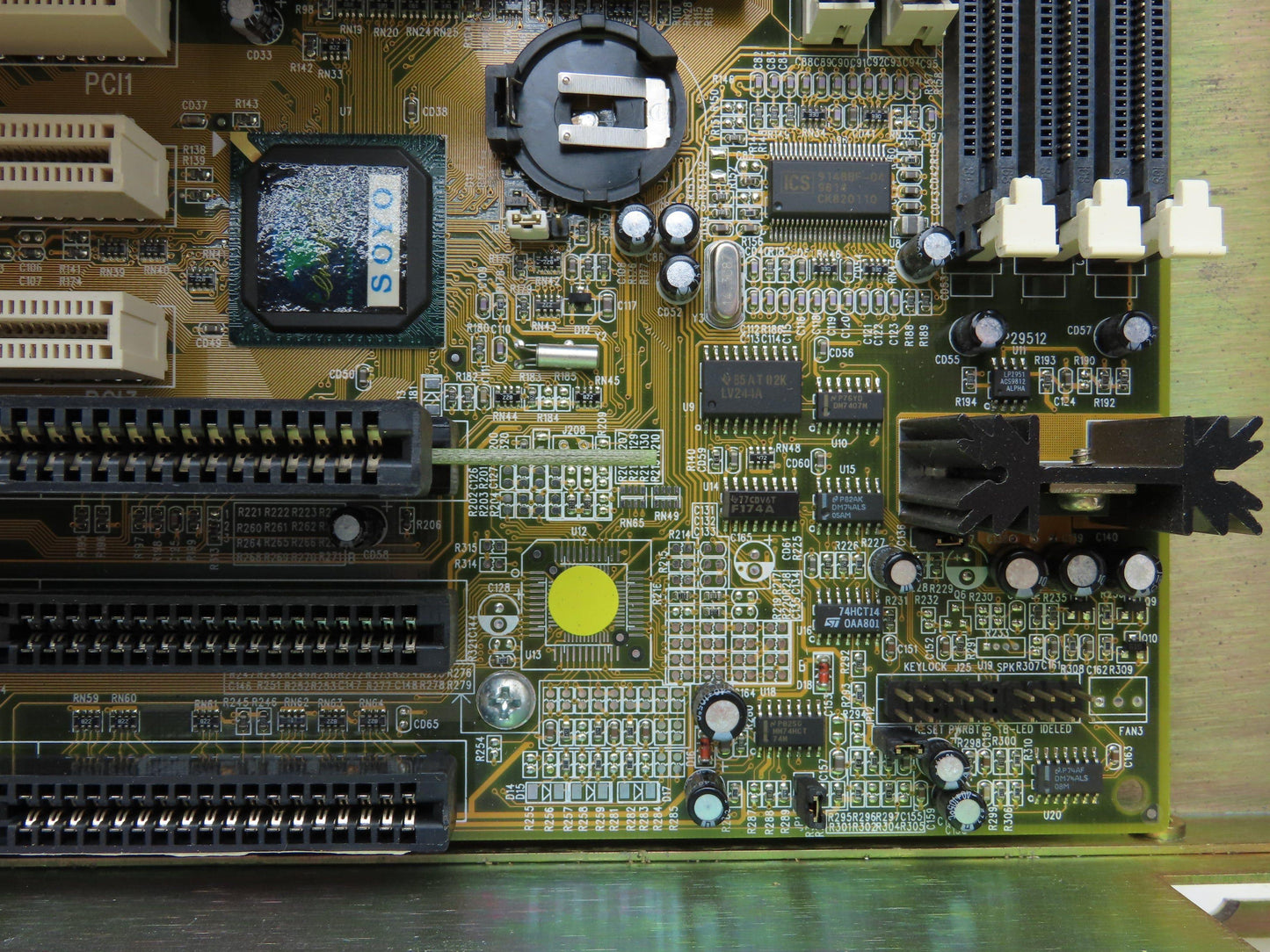 Industrial Computer Source OEMC-8MB Case Motherboard 333MHz CPU RAM VGA Ethernet