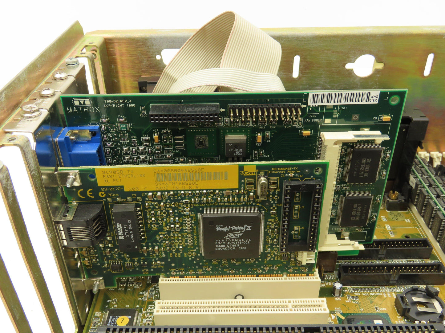 Industrial Computer Source OEMC-8MB Case Motherboard 333MHz CPU RAM VGA Ethernet
