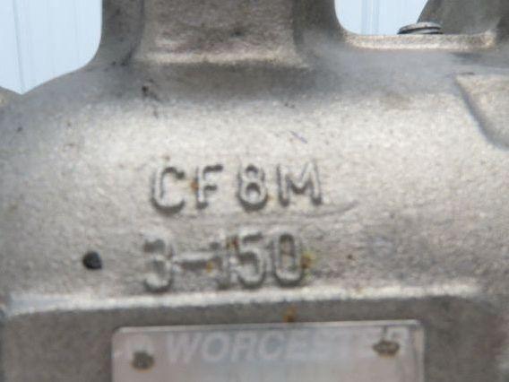Worcester Flowserve CF8M Stainless Steel Ball Valve 3" ANSI Quarter Turn 1000psi