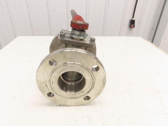 Worcester Flowserve CF8M Stainless Steel Ball Valve 3" ANSI Quarter Turn 1000psi