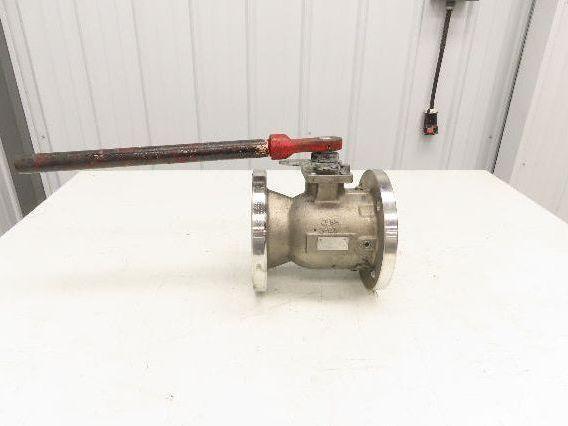 Worcester Flowserve CF8M Stainless Steel Ball Valve 3" ANSI Quarter Turn 1000psi