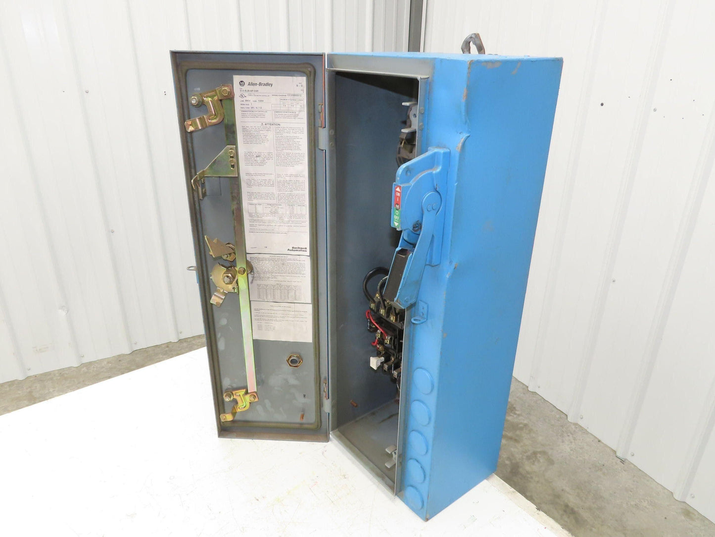Allen Bradley Size 1 Fusible Combination Motor Starter 10Hp 600V 3PH