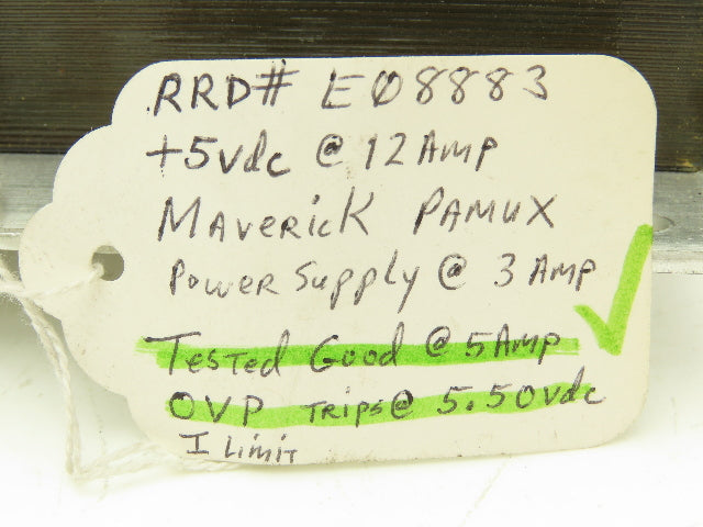 Emerson SLS-05-120-IT Sola Power Supply 5VDC 12A Output 120VAC 2A Input