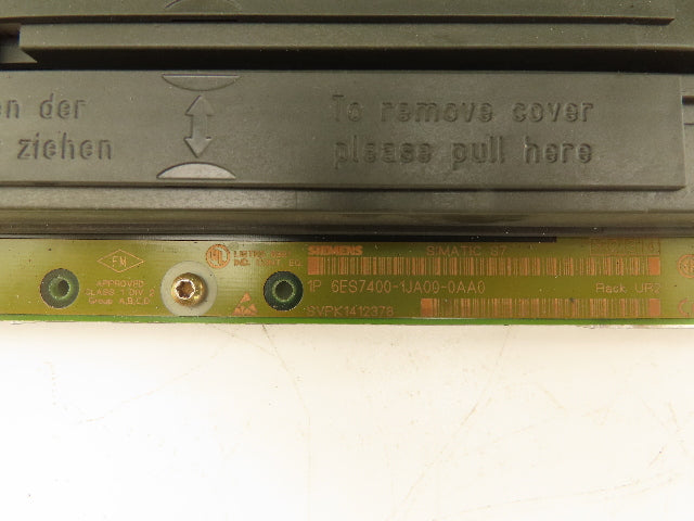 Siemens 6ES7400-1JA00-0AA0 SIMATIC S7 Backplane With I/O Modules