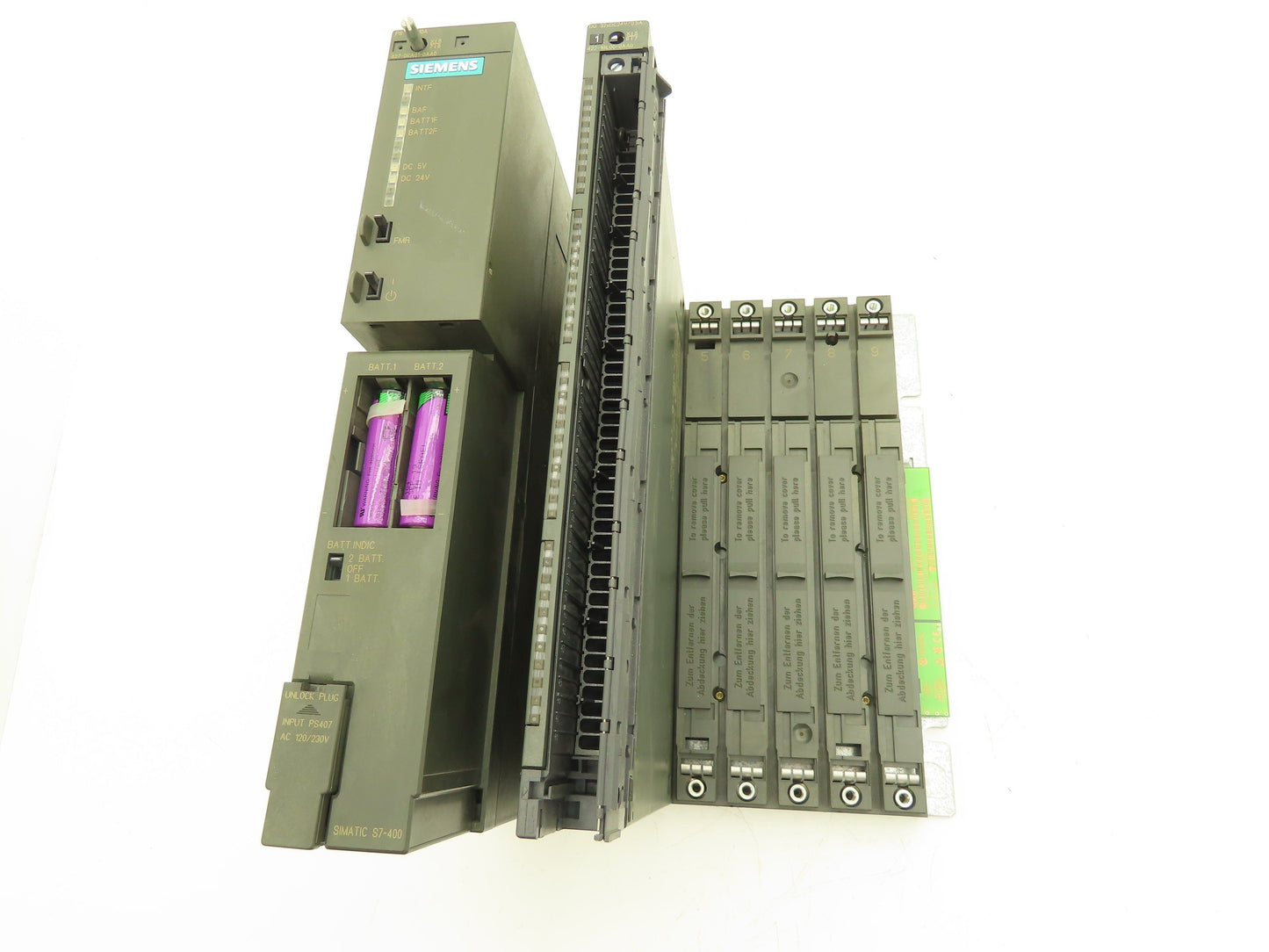 Siemens SIMATIC S7 Backplane 422-1BL00-0AA0 I/O Module Power Supply