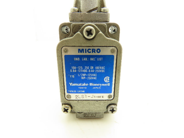 Yamatake Honeywell 2LS1-J Micro Limit Switch Plunger Type 10A 480V