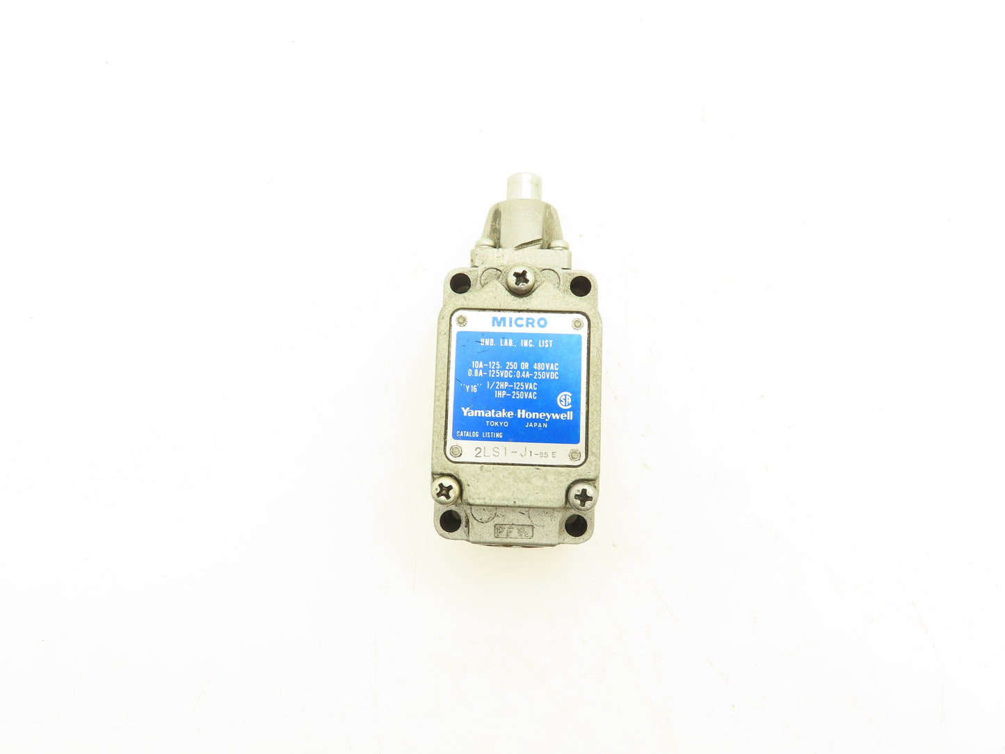 Yamatake Honeywell 2LS1-J Micro Limit Switch Plunger Type 10A 480V