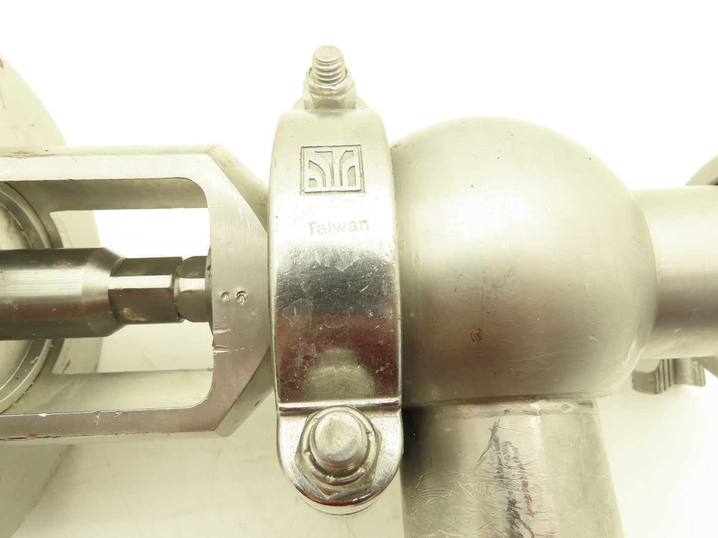 Tri Clover Alfa Laval 2" Stainless Sanitary Diverter Valve Pneumatic Actuated