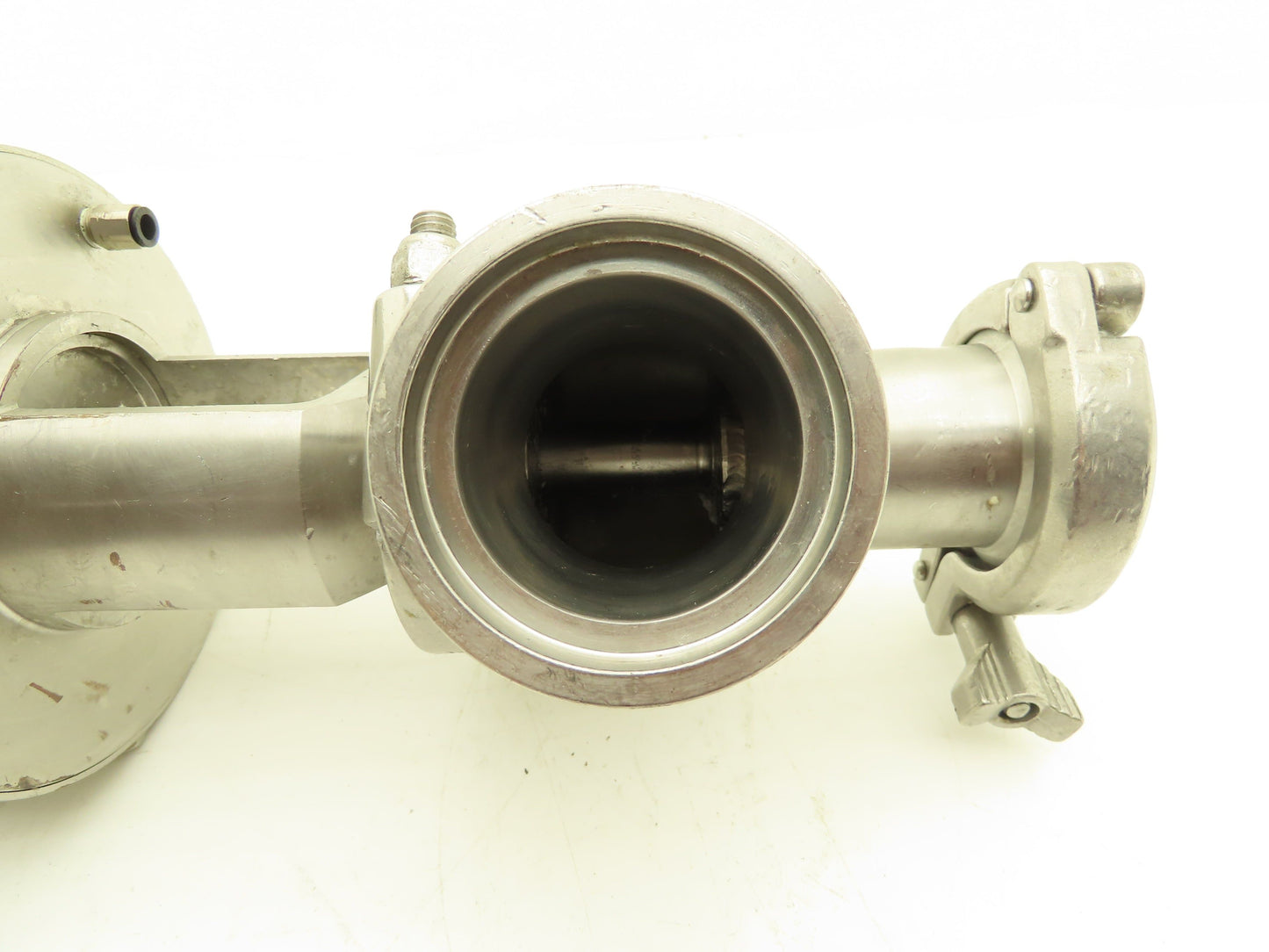 Tri Clover Alfa Laval 2" Stainless Sanitary Diverter Valve Pneumatic Actuated