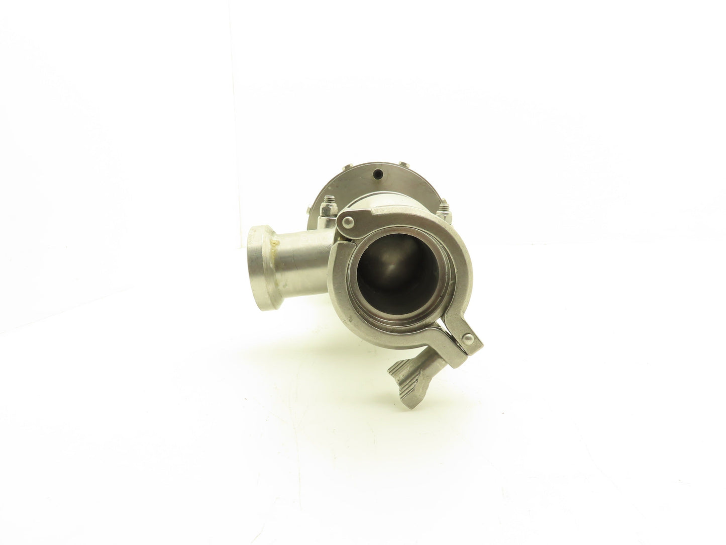 Tri Clover Alfa Laval 2" Stainless Sanitary Diverter Valve Pneumatic Actuated