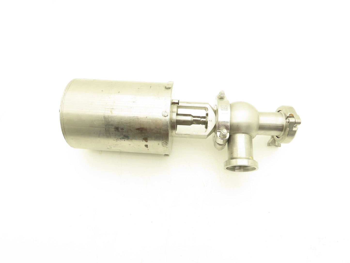 Tri Clover Alfa Laval 2" Stainless Sanitary Diverter Valve Pneumatic Actuated