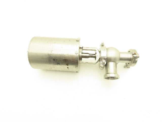Tri Clover Alfa Laval 2" Stainless Sanitary Diverter Valve Pneumatic Actuated