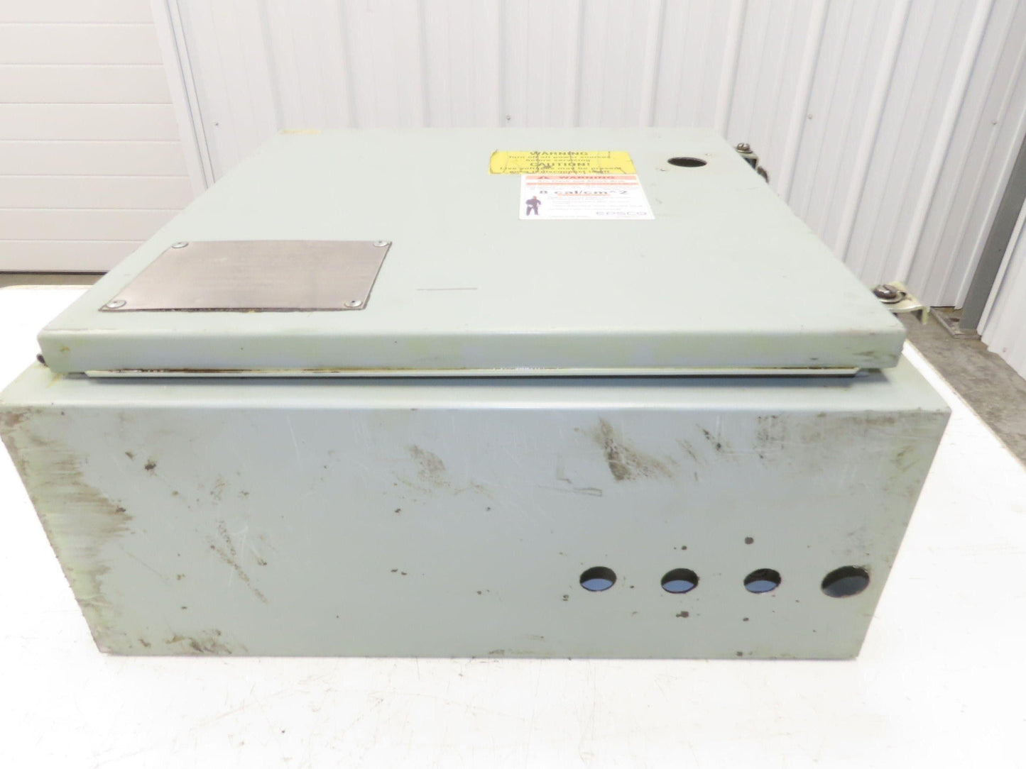 Hoffman A202008LP Electrical Enclosure Control Panel 20x20x8" Back Plate JIC