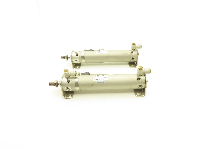 SMC CDG1BA32-125 Pneumatic Double Acting Round Cylinder 125mm Stroke Lot of 2