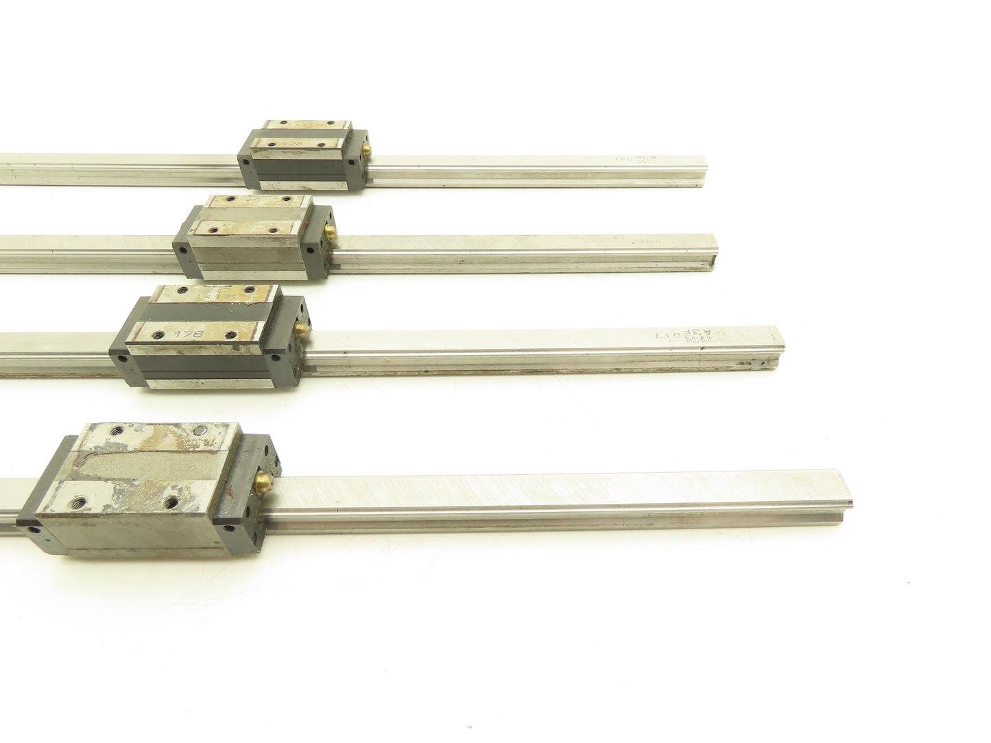 THK SHS15R Linear Bearing Block LM Guide Rail 15mm x 460mm 18"L Lot of 4