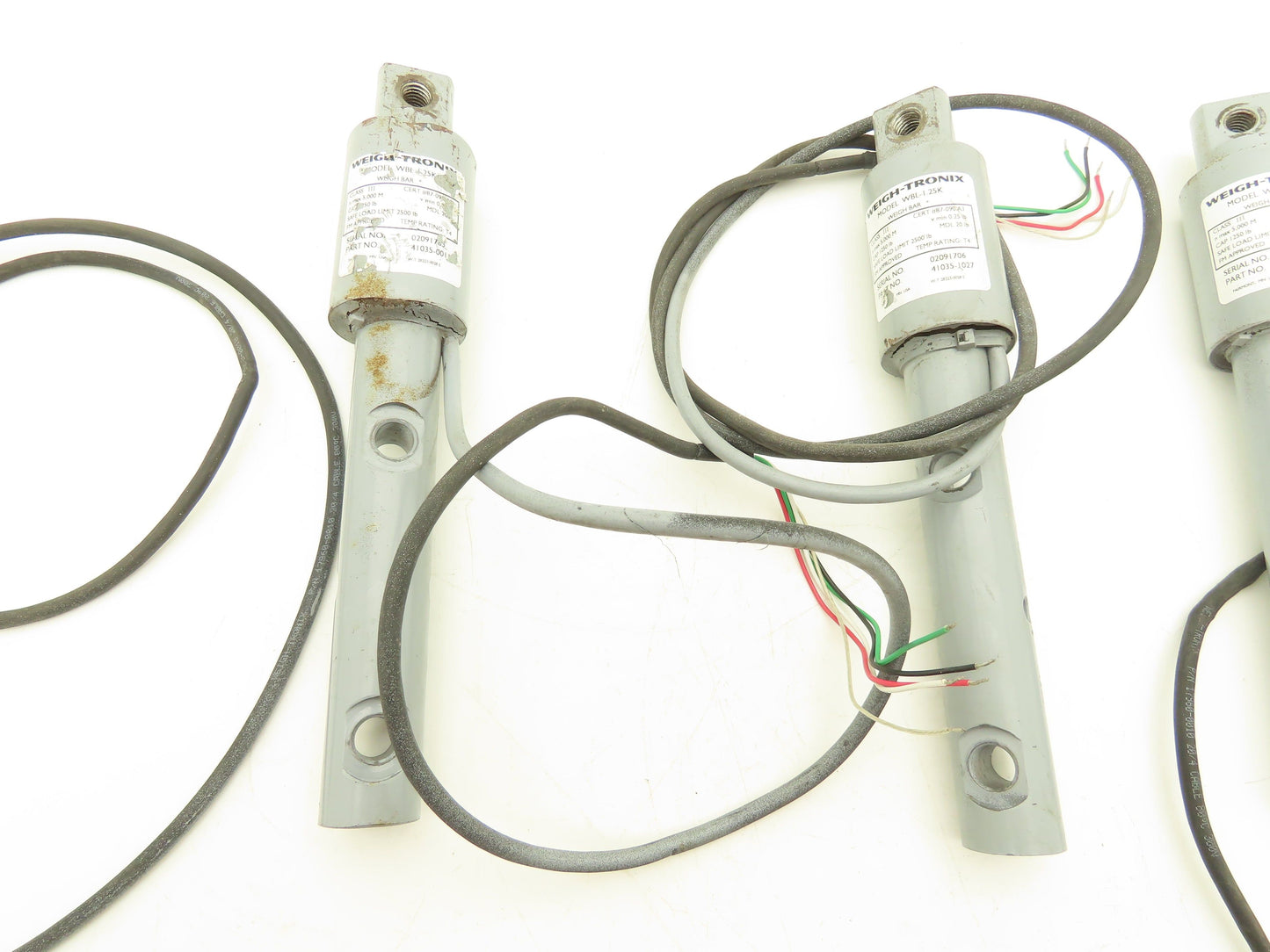 Avery Weigh-Tronix WBL-1.25K Weigh-Bar Floor Scale Load Cell 1250 Lb Set of 4