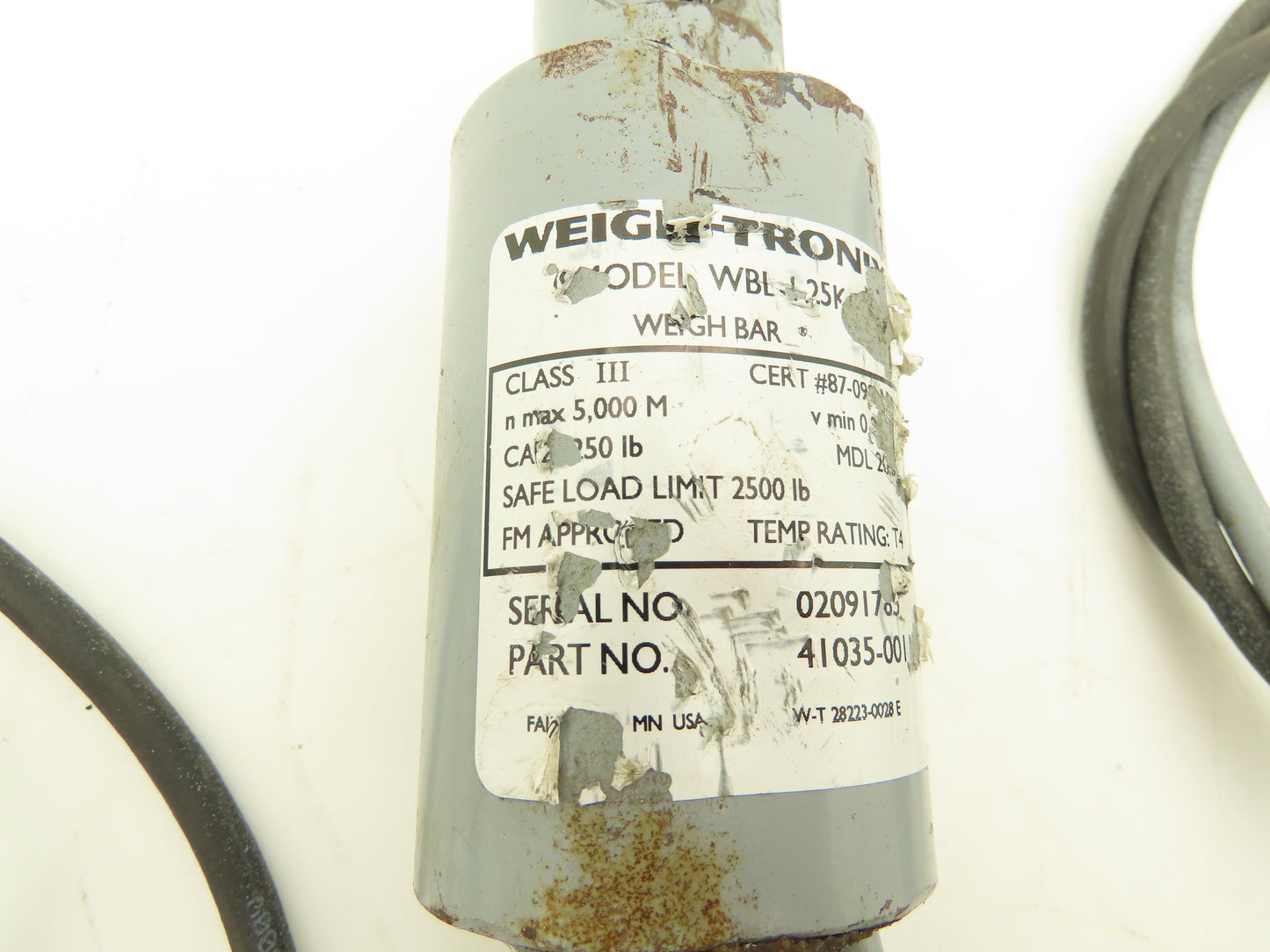 Avery Weigh-Tronix WBL-1.25K Weigh-Bar Floor Scale Load Cell 1250 Lb Set of 4