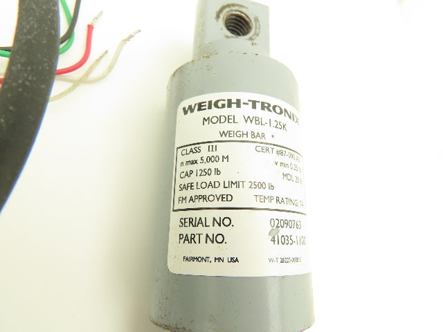 Avery Weigh-Tronix WBL-1.25K Weigh-Bar Floor Scale Load Cell 1250 Lb Set of 4