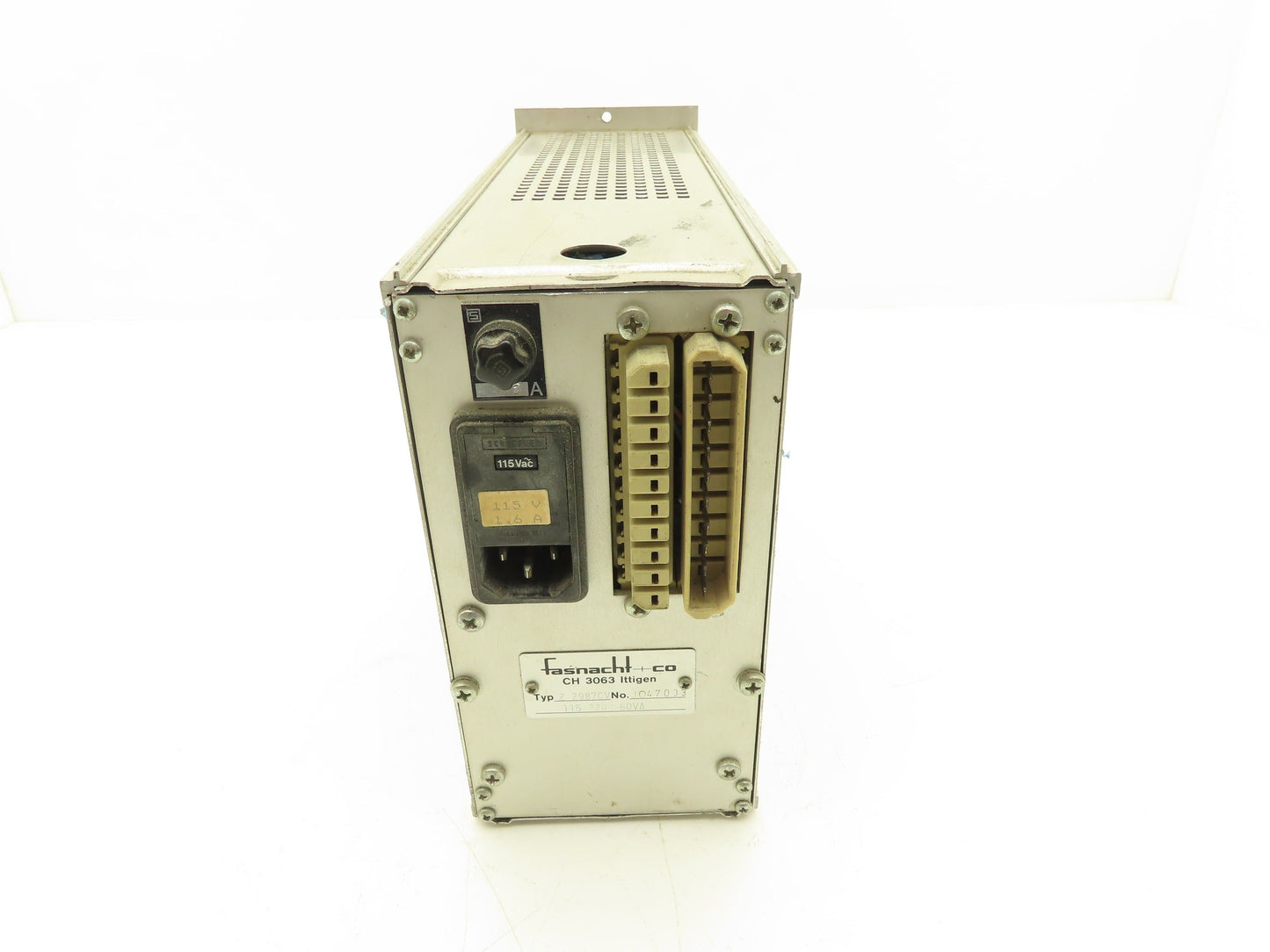 Fasnacht Z 2987CV Viscosity Control Panel Manual Counter