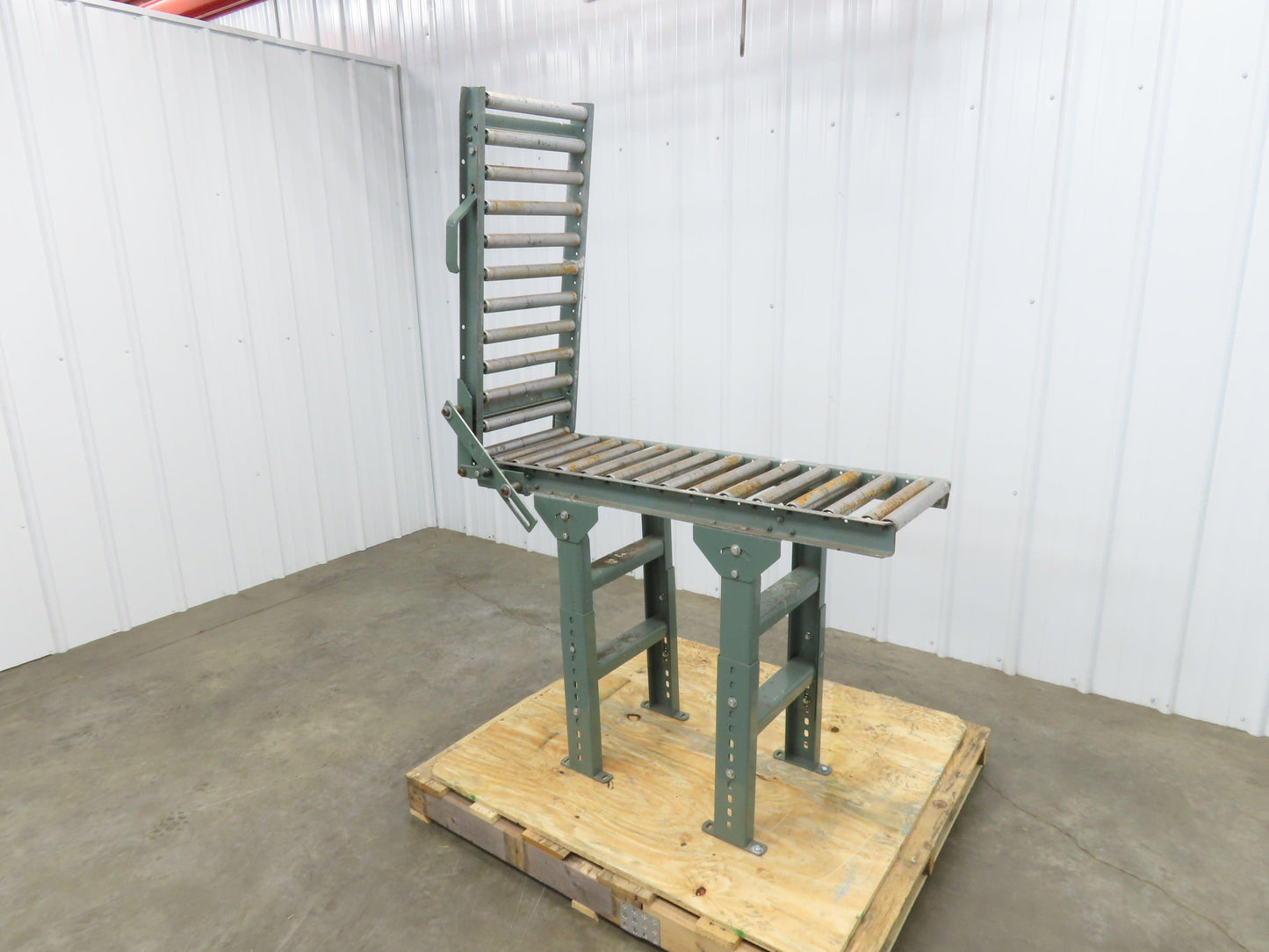 Hytrol 15"x 6' 7" Gravity Roller Conveyor Walk-Thru 36" Gate 1-3/8" Roller 13"BF