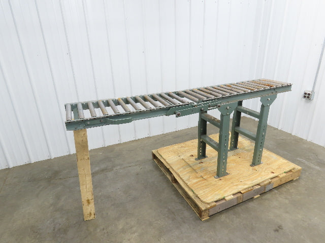 Hytrol 15"x 6' 7" Gravity Roller Conveyor Walk-Thru 36" Gate 1-3/8" Roller 13"BF